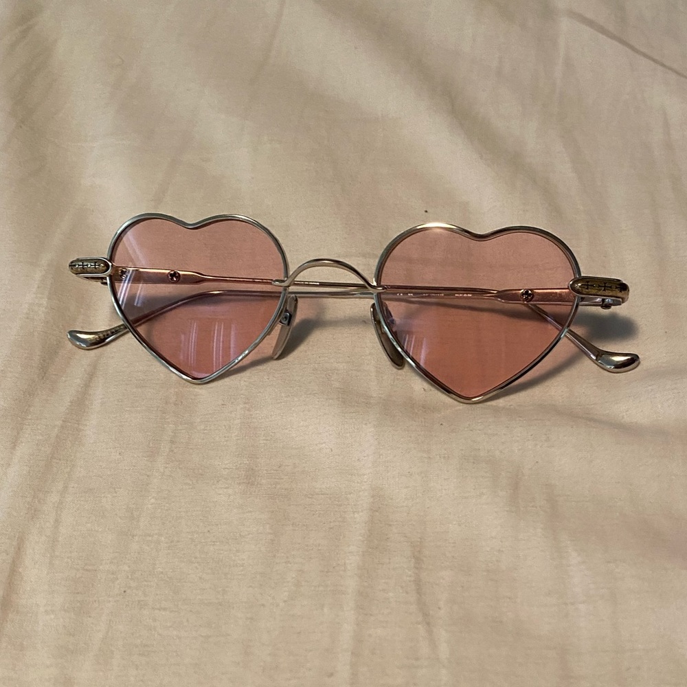 Rare Chrome Hearts Bean Heart Shaped Sunglasses Evagasablelistic - Picture 7 of 7